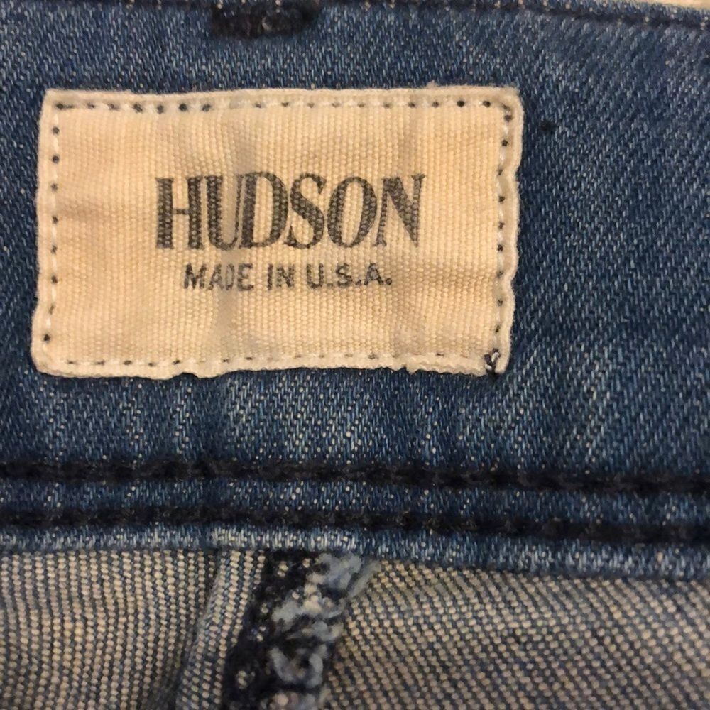 Hudson Double Button Closure Skinny Jeans - Picture 3 of 8